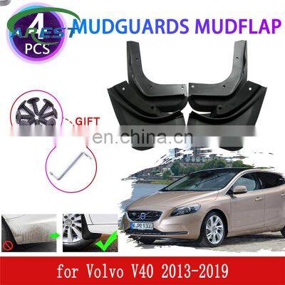 4 штуки для Volvo V40 2013 2014 2015 2016 2017 2018 2019 брызговики, фонари для крыла, защитные аксессуары от грязи