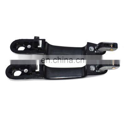 Free Shipping!Outside Door Handles Pair Front Left Right Black For 05-09 Hyundai Tucson NEW