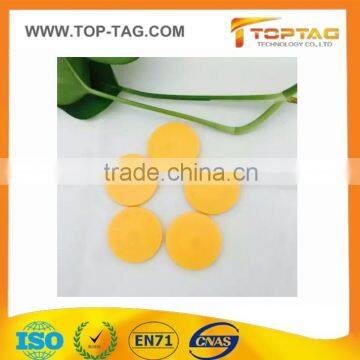 Round shape Passive Waterproof RFID Laundry Tags labels