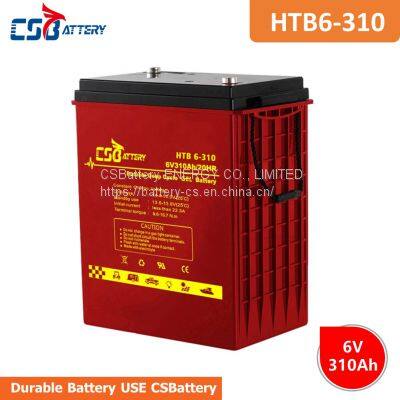 Csbattery 6V310ah Energy Storage Gel Solar Battery for Wind-Power-Storage/Solar-Street-Lights/Lamp