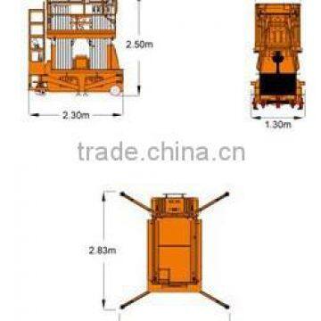 New Condition Mobile Aluminium Work Platform(six Masts)-light Duty JAMWP6000 photo-4