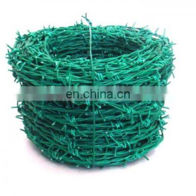 Wholesale 591 Ft. 12-Gauge 4-Point High-Tensile Classic Hot Dipped and PVC Coated Galvanized Barbed Wire