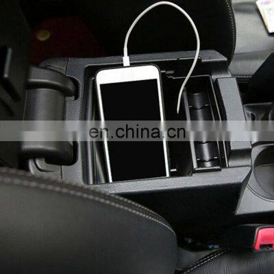 Interior Accessories Parts Silicone Armrest Rest Storage Box Center Control Console Organizer Tray For Subaru Forester 2013-2018 photo-5