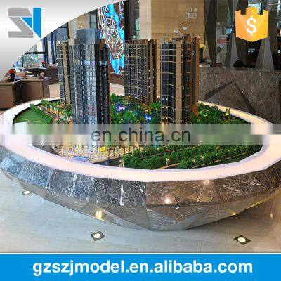 Construction scale model with led light , architectural modeling supplies