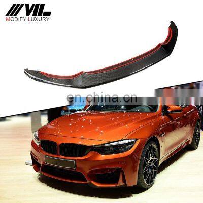 Carbon Fiber F82 Front Bumper Lip for BMW F80 M3 F82 F83 M4 2014-2018