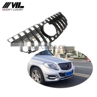 FOR Mercedes-Benz GLK Class X204 GT Front Racing Grills, 2013-2014 X204 Diamond MESH GRILLE WITH ABS  BLACK COLOR