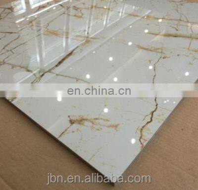 3D Inkjet Carrara White 600*600/800*800MM Glazed Polished Marble Design Floor Tiles photo-5
