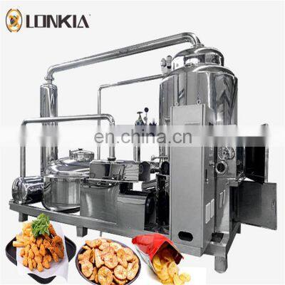 best price Customized Banana CrispJackfruit Crisps vacuum frying machine