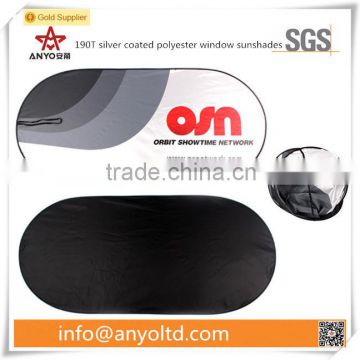 190T silver coated polyester auto sunshade