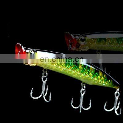 5 Colors 11cm, 13g 3D Laser Luminous Painting Fishing Bait Popper Lure Saltwater Topwater Hot Selling Lure photo-2