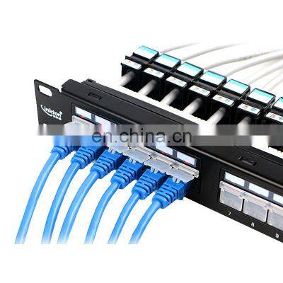 MT-4024 19 Inch Type 24 Port Cat6 Cat5e LED Patch Panel photo-2