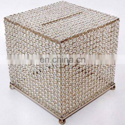 crystal wedding box for decoration