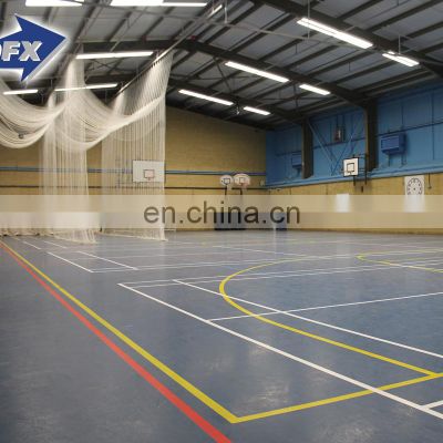 Qingdao well design pre engineered light steel frame badminton sports court construction building