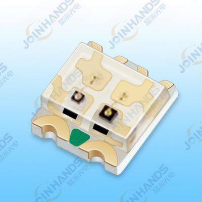 JOMHYM RoHS Compliant High Quality Dual-color 0606 SMD LED with Low Light Attenuation
