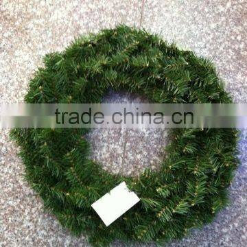 2015 artificial pvc 30cm christmas wreath