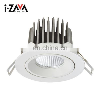 Super Bright OEM Indoor Aluminum IP20 Indoor Round COB 14W 16W 95MM Ceiling Recessed Led Downlight