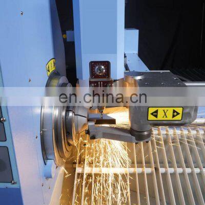 Tube Laser High Speed Cutting Machine Square Round Oval Metal Aluminum Carbon Stainless Pipe Fiber Laser Cutter