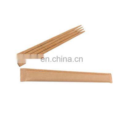 Dark Brown Bamboo Disposable Chopsticks Carbonized Chop Sticks in Bulk