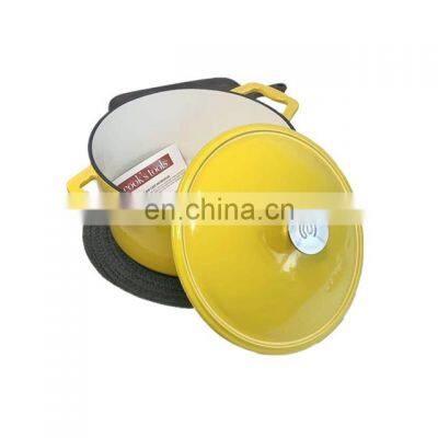 oem cookware cast iron stock enamel cooking pot