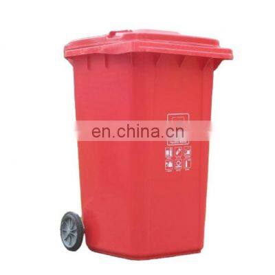 China Hotsale Street Large Customized Classification 1100 Liter Plastic Medical Wheeled Garbage Container Waste Bins With Lids photo-2