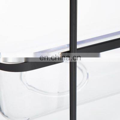 2 Tier Chromed Wire Shower Caddy Hanging Bathroom Shampoo Shelf PS Storage Holder photo-4