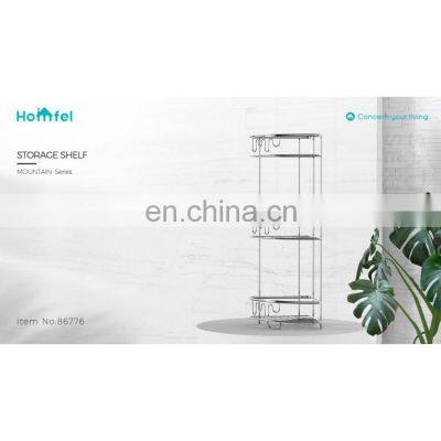 Bathroom Storage Iron Wire Rack Black Electrophoresis Suction PS Box photo-2