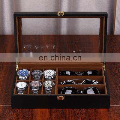 High Quality Wooden Display 8 Grid Watch Box Case photo-3