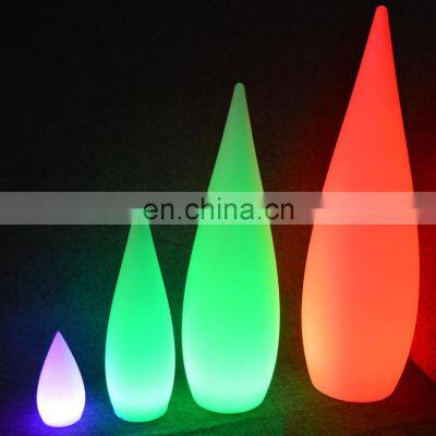 drop shaped decorative light /cheap wireless remote control decorative stand outdoor lights modern led plastic nordic floor lamp