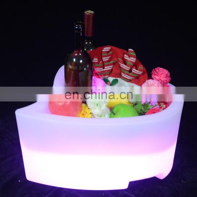 Champagne Wine Drinks Beer Bucket Illuminated  KTV/ Nightclub Portable Glow Light Illuminated Ice Bucket Wine Coolers Beer