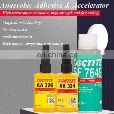 Loctites AA 326 Acrylic Structural Adhesive One Component Yellow Super Glue Magnetic Steel Adhesive for Magnet Metal Glass 326 photo-3