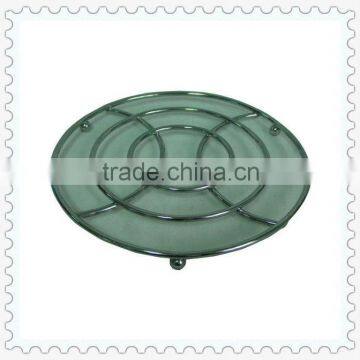 round shape decorative white stove hot pot trivet