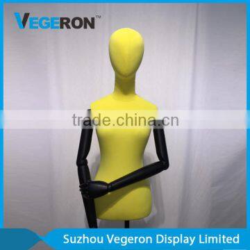 window display half body female mannequin torso