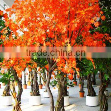 artificial mini tree fabric leaf artificial tree/artificial maple tree