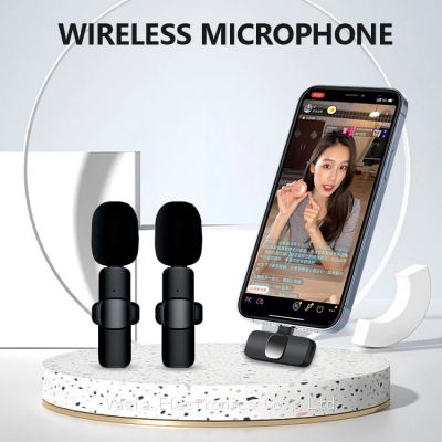 Single Mic and Receiver for iPhone Type C PC Computer Live Broadcast micro Wireless Lavalier Microphone