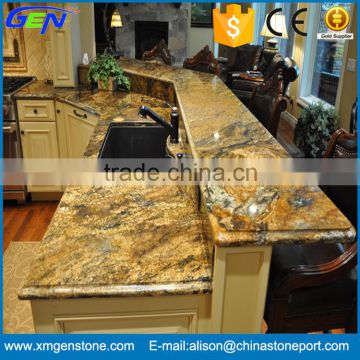 Royal Hot Sale Domestic Gold Granite Stone Vanity Top