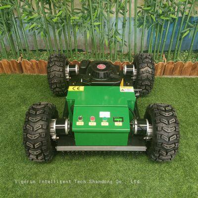 bush remote control, China remote control track mower price, remote slope mower for sale