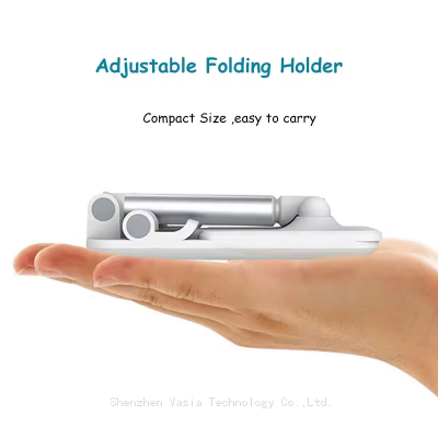 360 Angle Adjustable Lazy Pad Bracket Foldable Mobile Phone Holder Universal Desktop Cellphone Stand