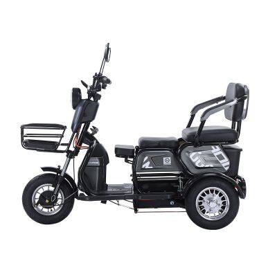 2025 Best 3 Wheel Passenger Tricycle Two Seat 48v Electric Tricycle Bike for Adults and Old People