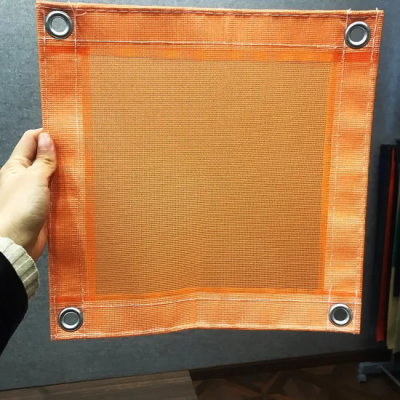 Anti-UV Clear PVC Mesh Mesh PVC Coated Polyester Mesh Fabric Pool Fence Fabric Outdoor Textilene Woven Mesh Fabric/PVC Woven Mesh Fabric Wholesale photo-2