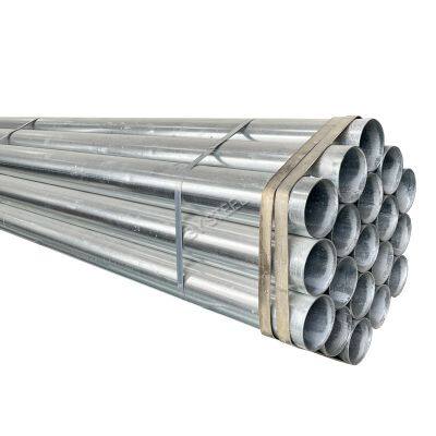 Factory Wholesale Tubos Pregalvanizados Pre Galvanized Pipes 1/2 Inch Steel Round Pipes Galvanized Steel Tube With Best Price photo-2