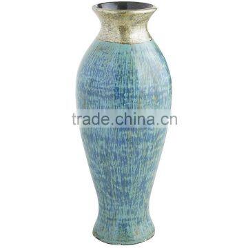 Best selling High quality Metallic Blue Lacquered Vase from Vietnam