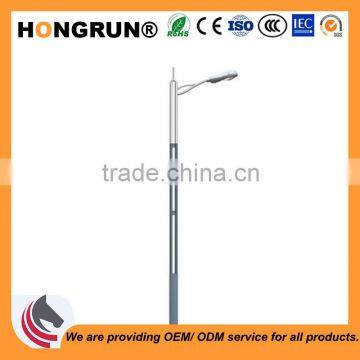 7m-13m Single-arm street lamp pole offered OEM service by professional manufacturer for outdoor lighting