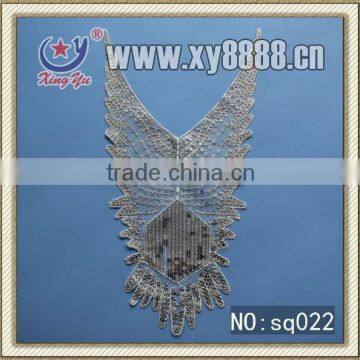Trendy Sequin Collar Lace For Garment