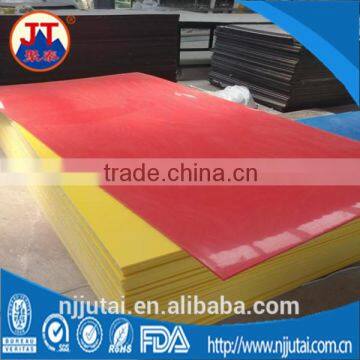 Red and yellow hdpe sheets