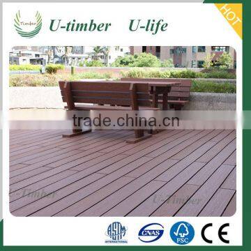 Eco-friendly Wood Plastic Composite Outdoor Park WPC Bench