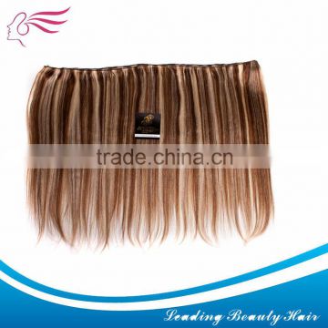 High quality and 100% brazilian Chinese virgin hair skin weft