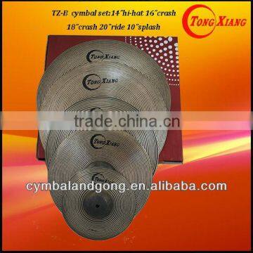 TZ-B manual professional B20 drum cymbal set