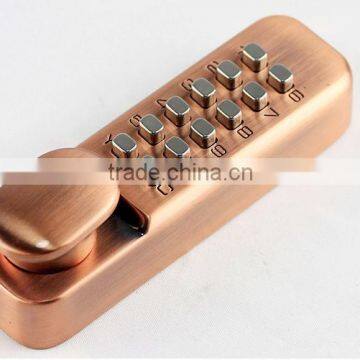 OSPON Mechanical Keyless Lock Exterior Door Hardware Antique Copper OS2200B-Antique copper