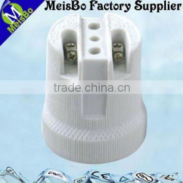 EU 250v 2A white VDE 46mm ceramic lamp holder e27