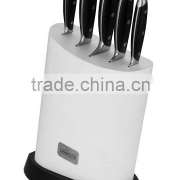 ABS+430S/S HANDLE 6PCS KITCHEN KNIFE SET